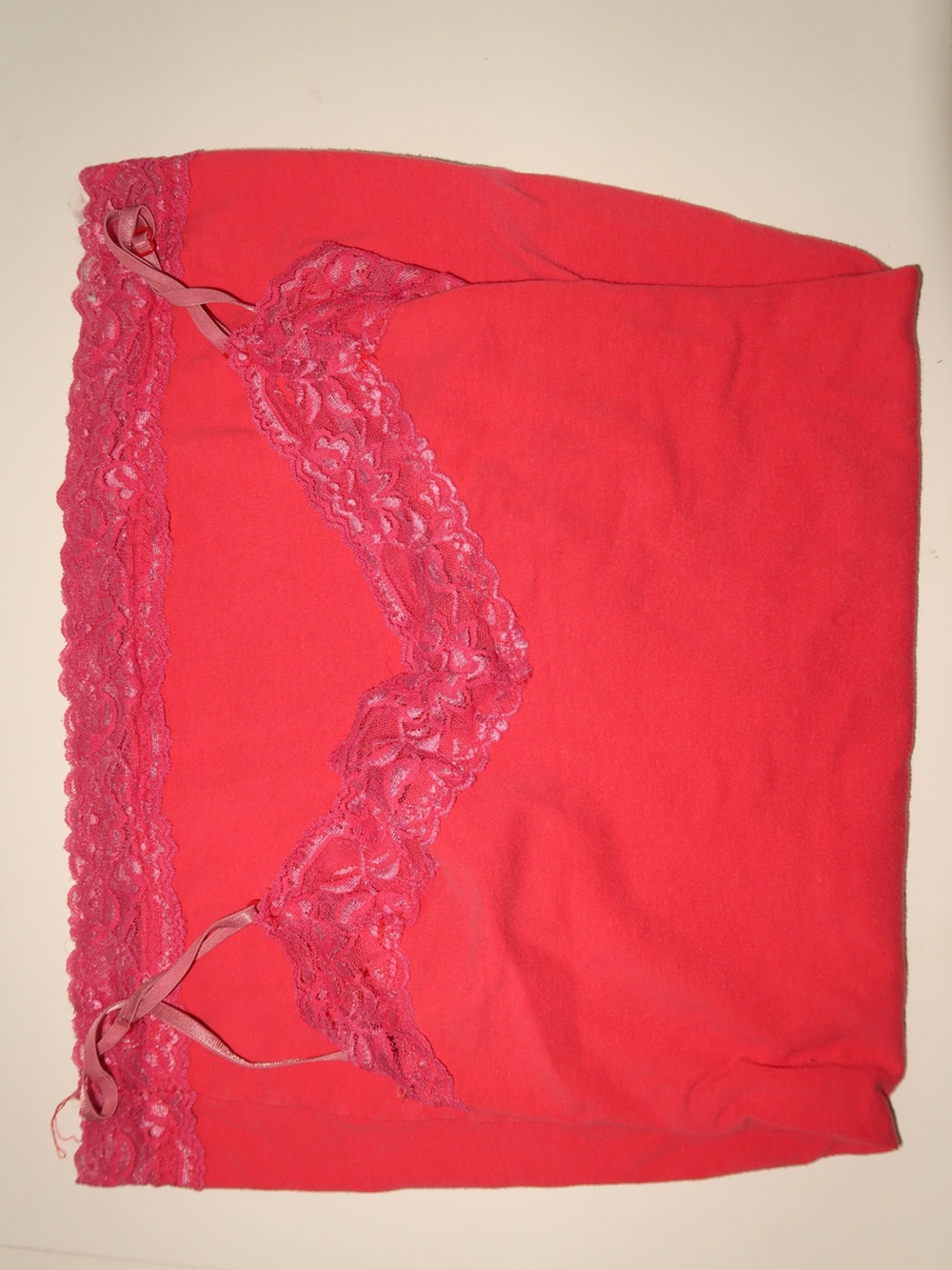 Bozzolo Coral Lace-Trim Camisole